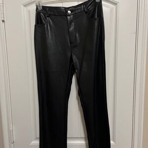 Faux Leather Pants